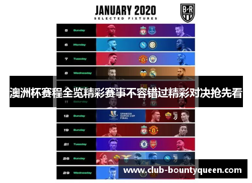 澳洲杯赛程全览精彩赛事不容错过精彩对决抢先看 澳洲杯赛程全览精彩赛事不容错过精彩对决抢先看